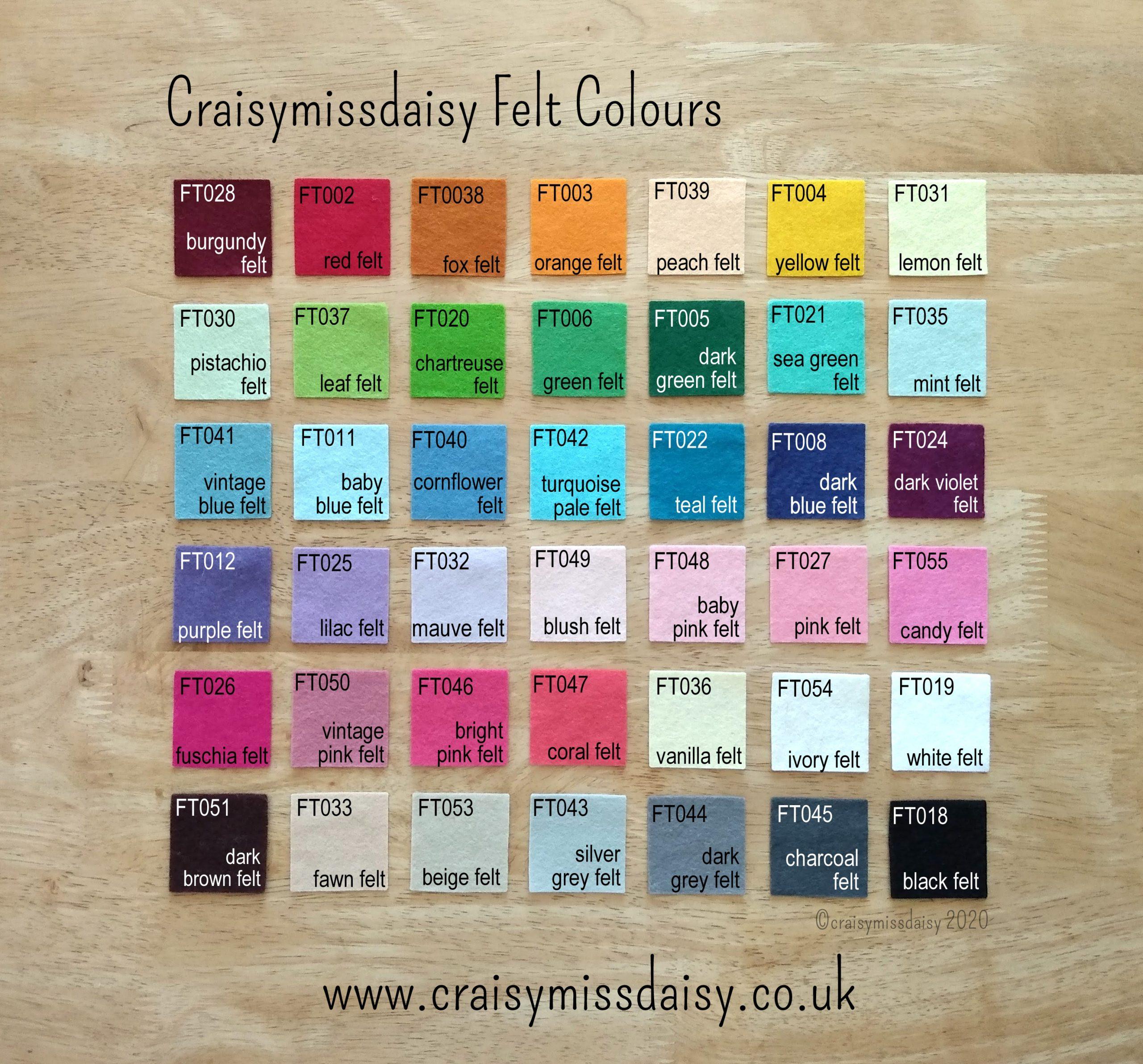 craisymissdaisy felt colours craisymissdaisy iron on felt colours for advent numbers and snowflakes