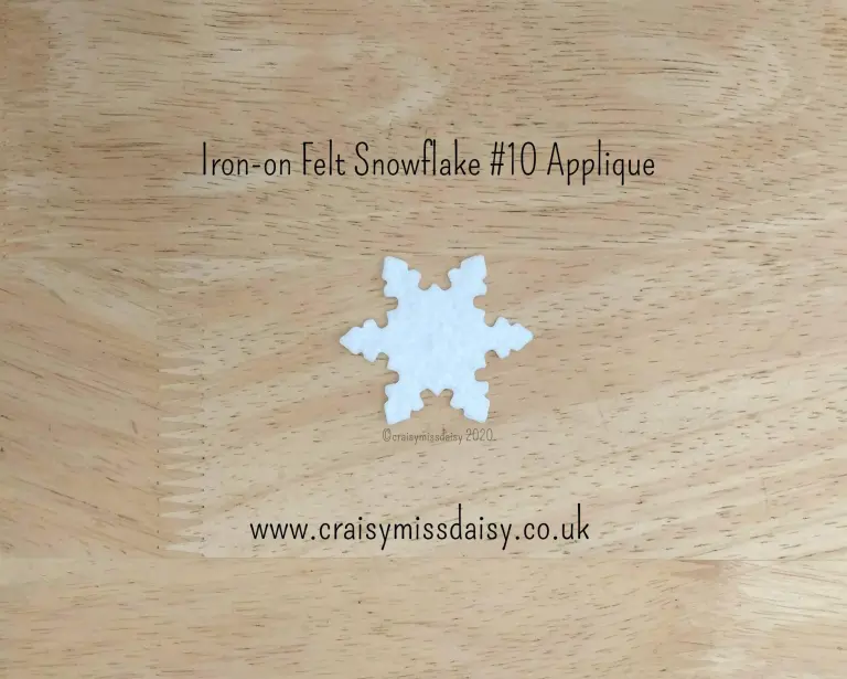 snowflake 10 craisymissdaisy small iron on snowflake #10