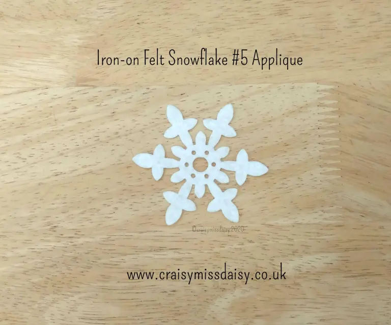 snowflake 5 craisymissdaisy medium iron on snowflake #5