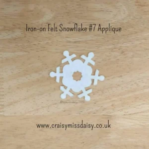 craisymissdaisy iron on snowflake #7