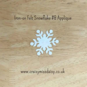 craisymissdaisy small iron on snowflake #8