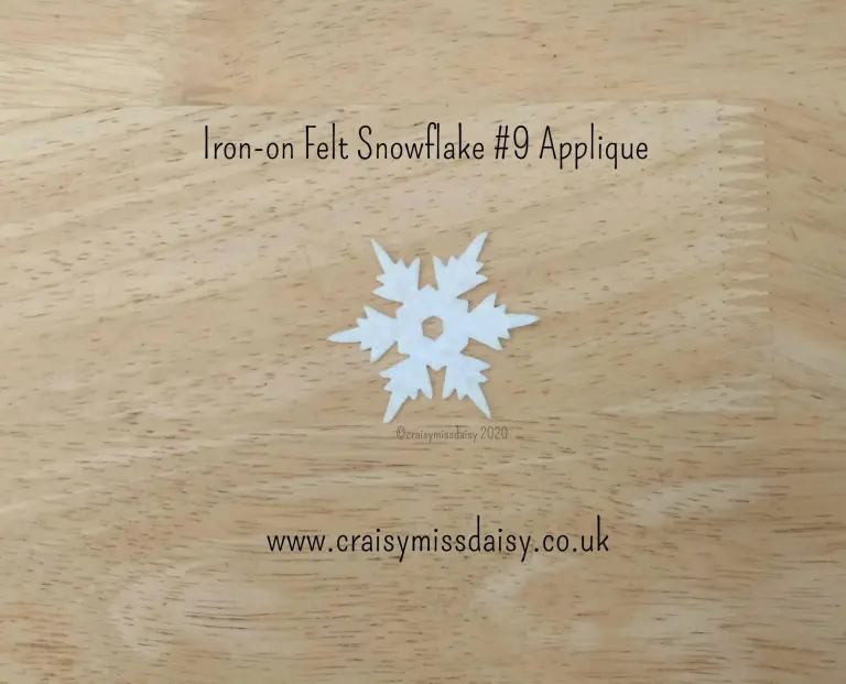 snowflake 9 craisymissdaisy small iron on snowflake #9