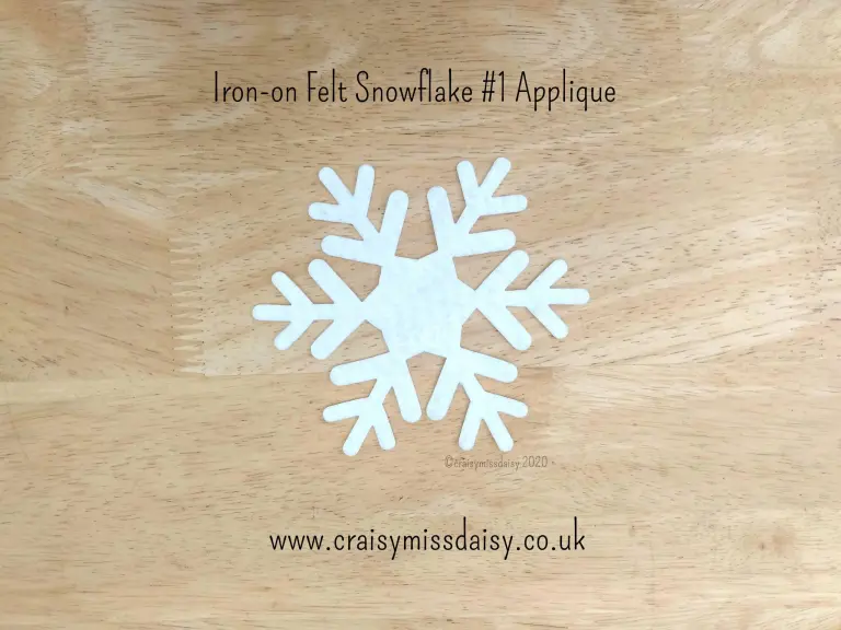 snowflake1 craisymissdaisy large iron on felt snowflake